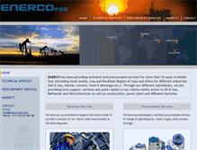 Tablet Screenshot of enerco-uae.com